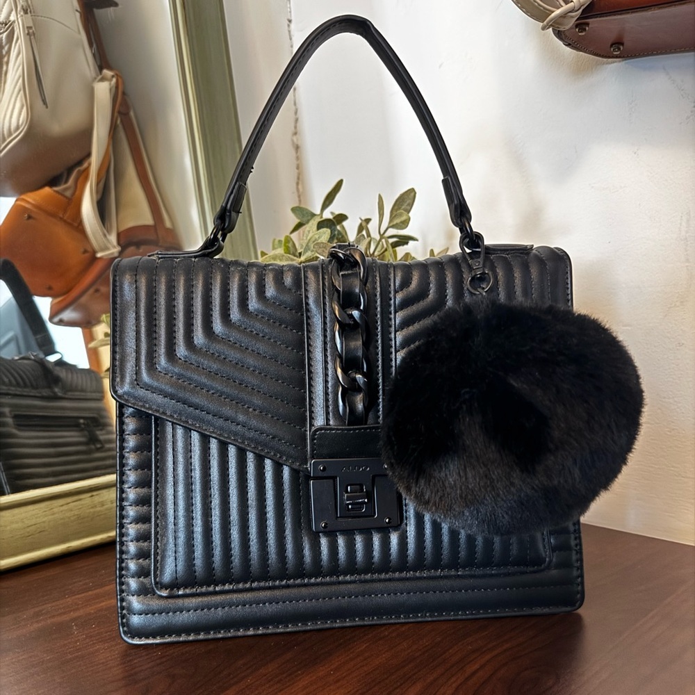 Aldo black purse